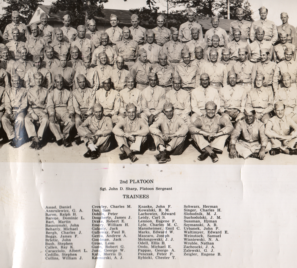2nd Platoon Trainees, Camp Lee, VA June 1942