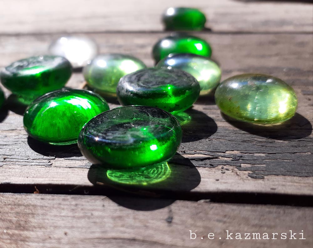green glass