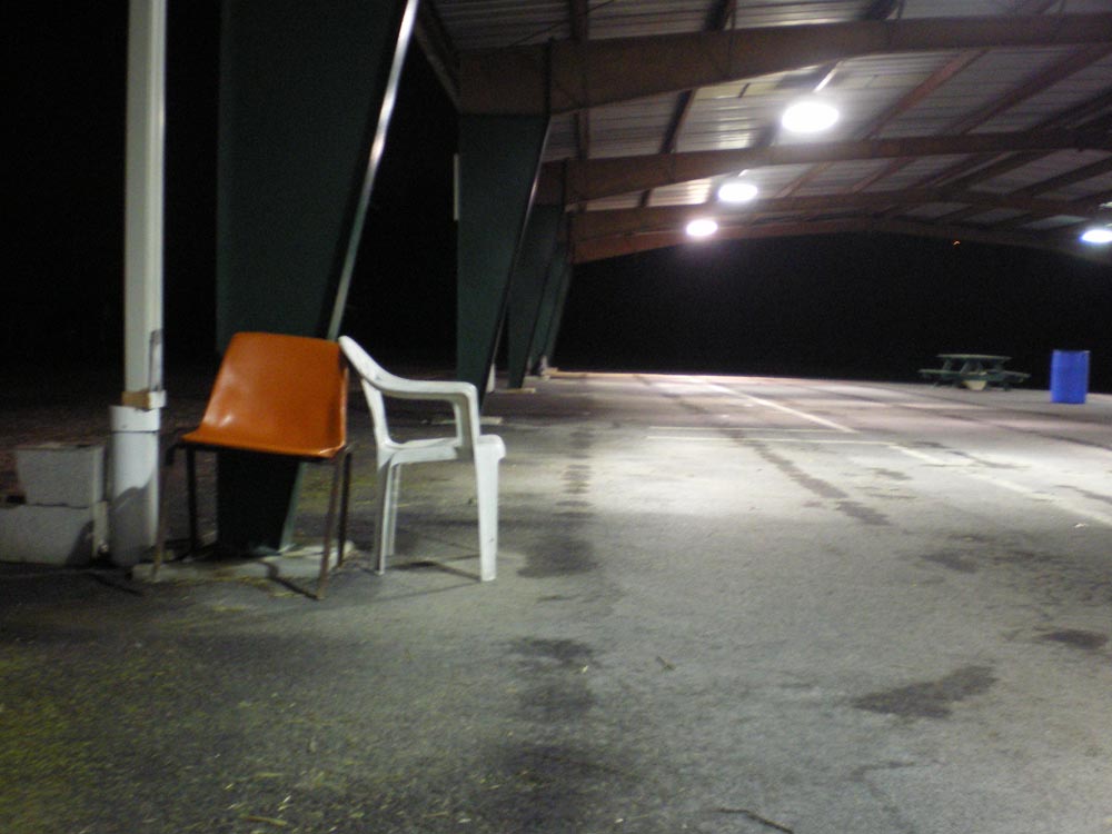 empty farmer's market