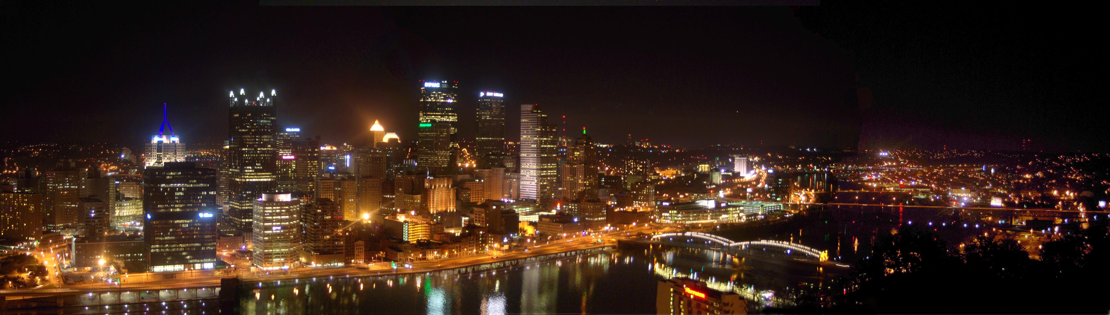 pittsburgh at night