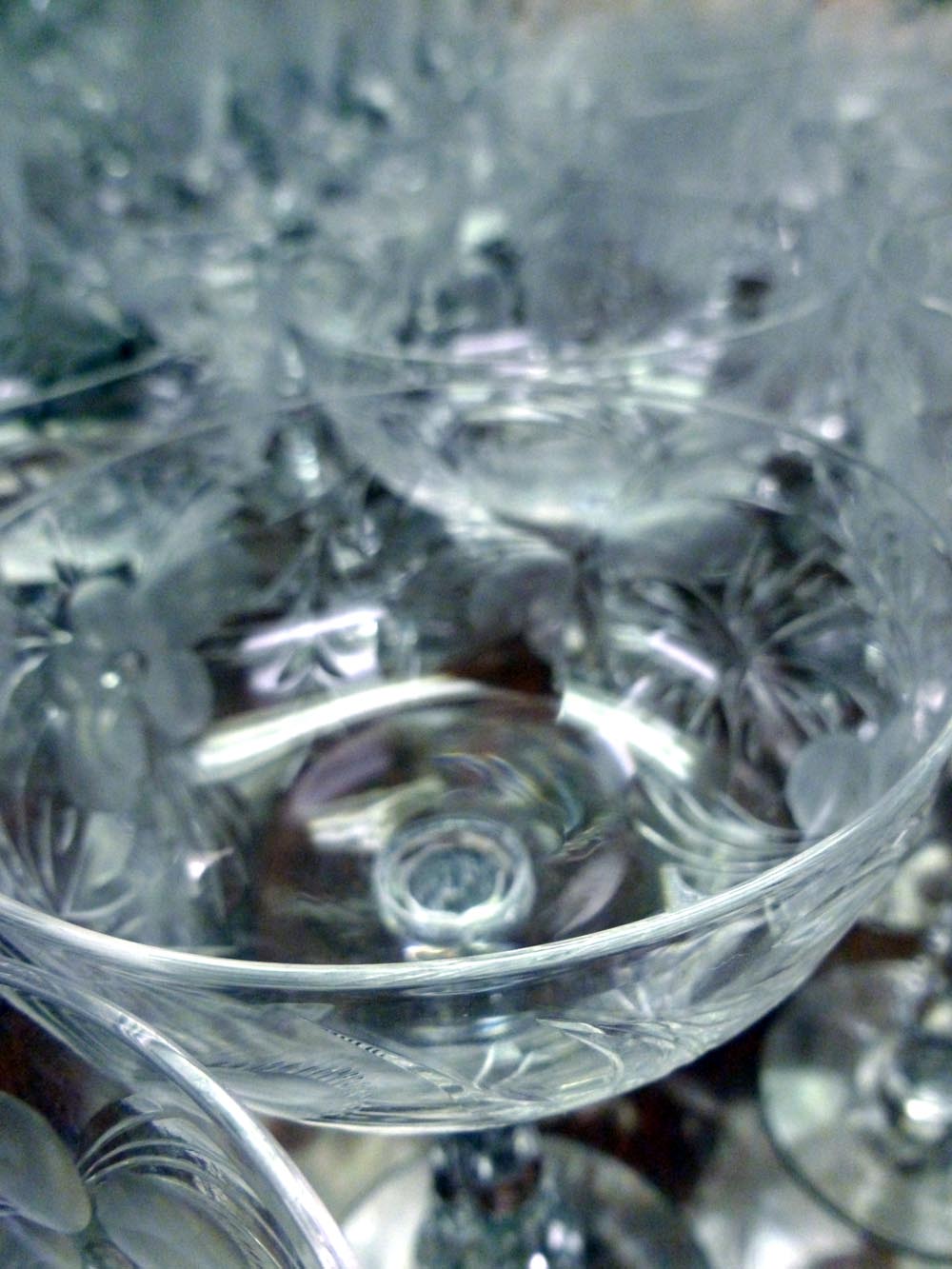 crystal glasses