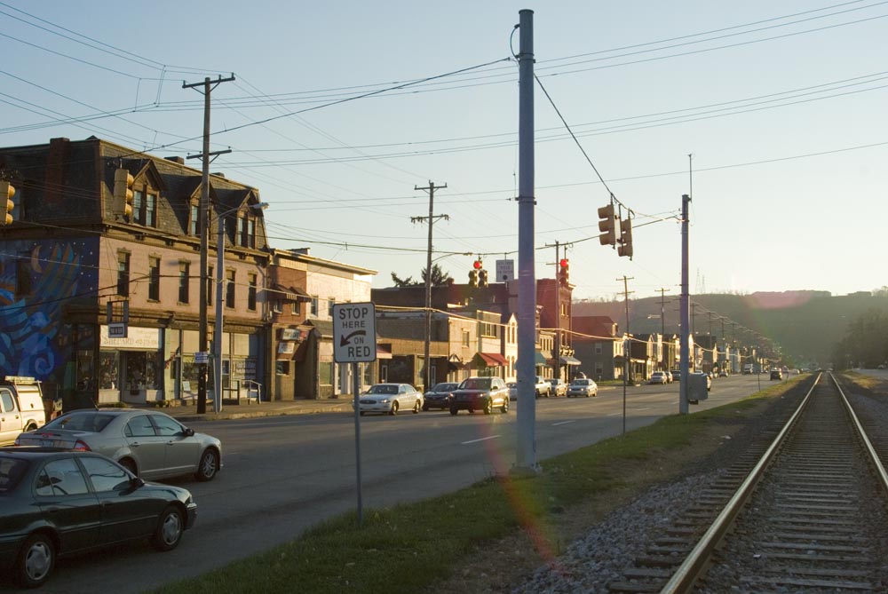 west main street carnegie in color