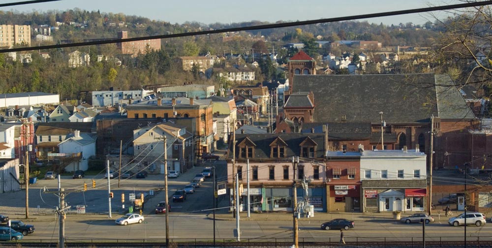 small town from above