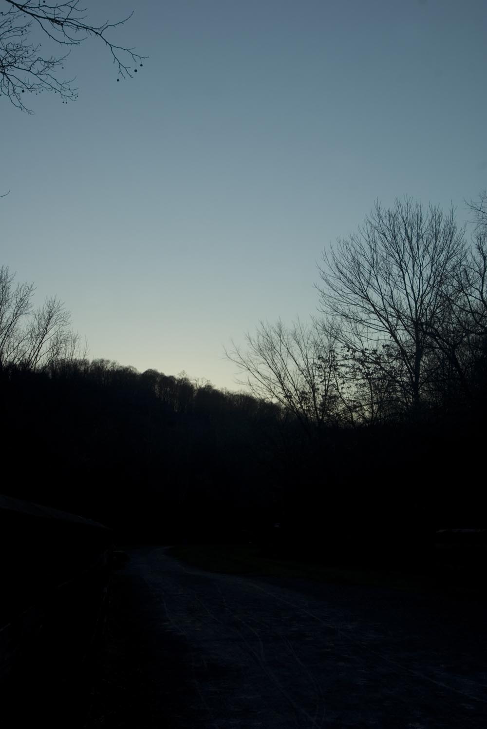 landscape at twilight