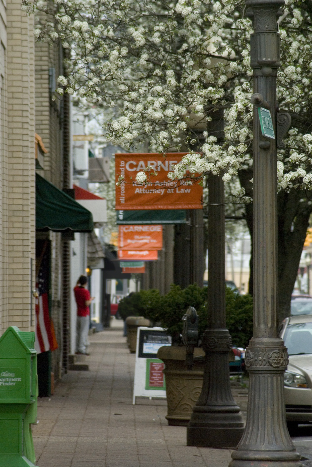 photo of main street carnegie