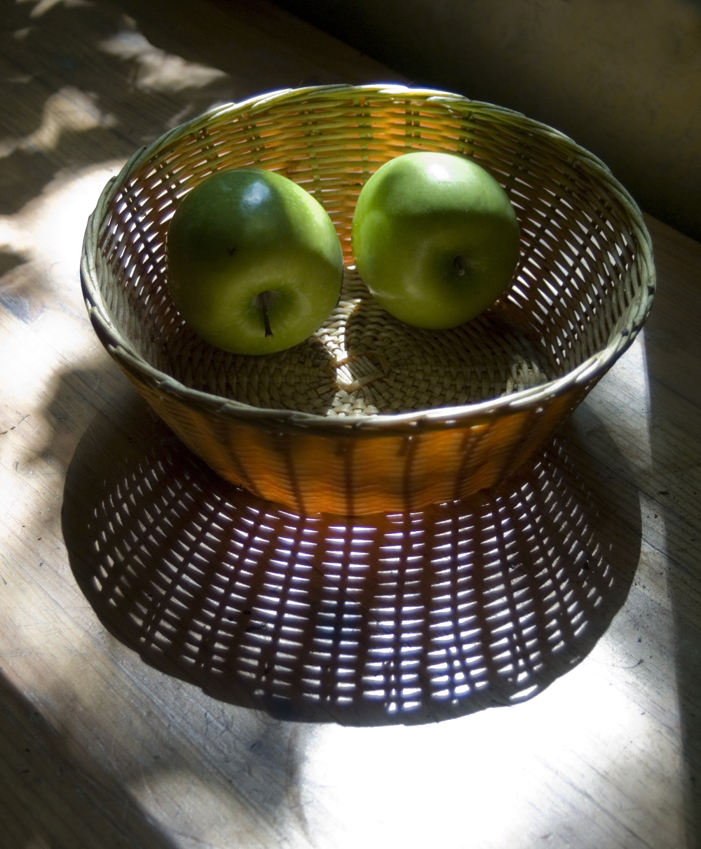 apples in basket