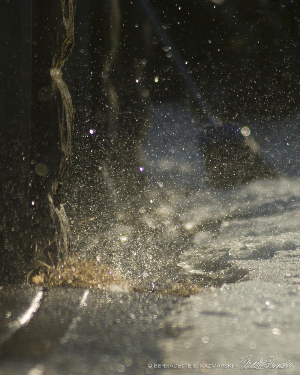 melting snow