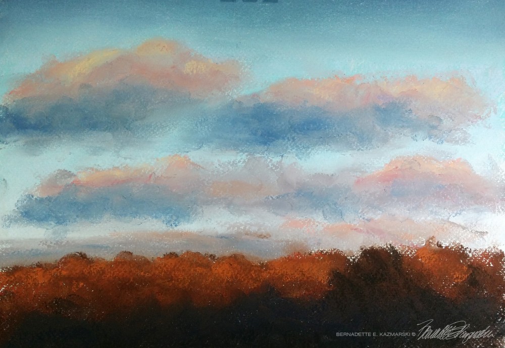 winter sunset