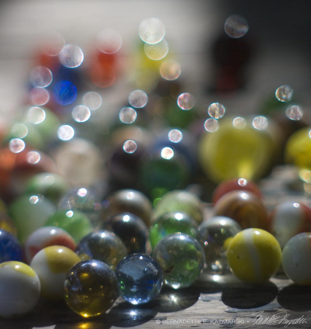 photo of marbles