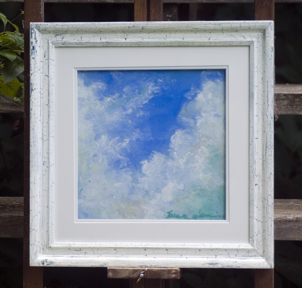 original pastel painting of clouds