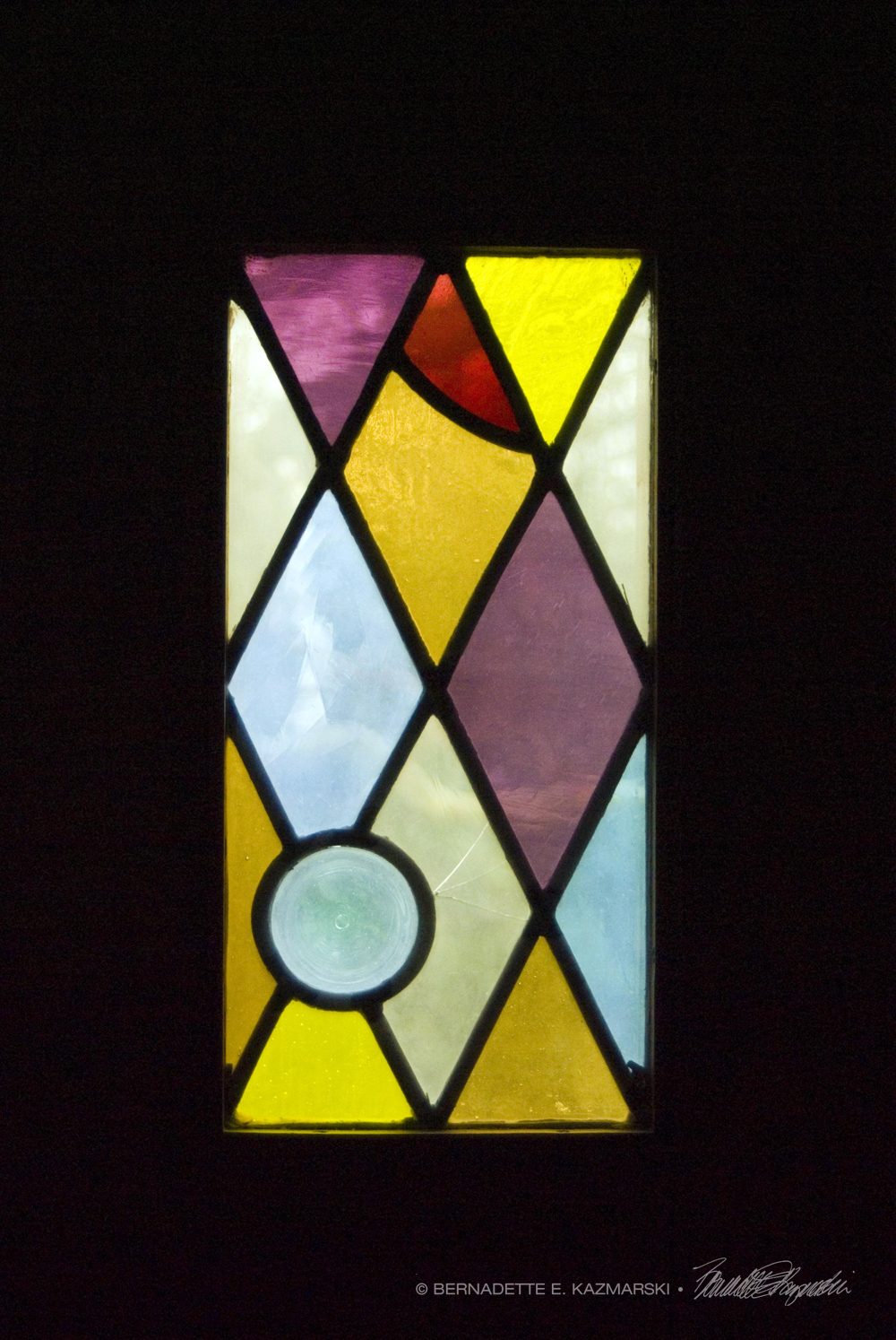 leaded glass window