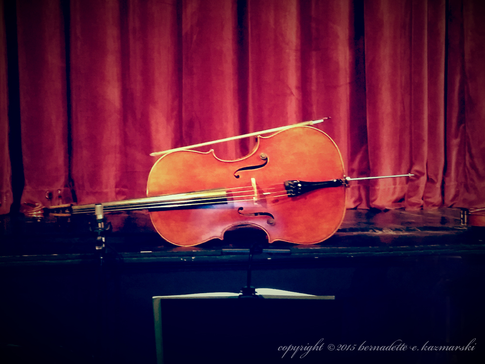 cello on stage