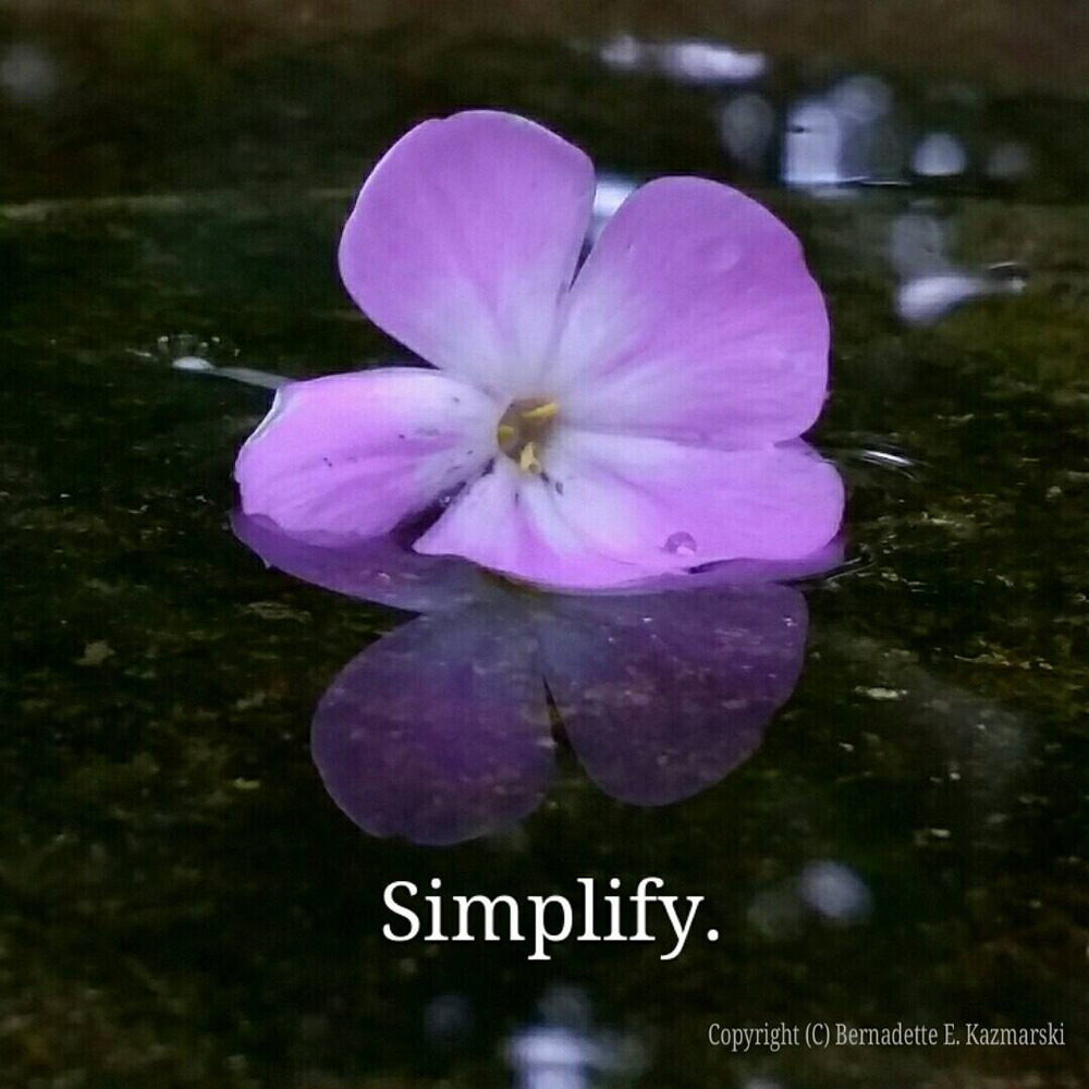 Simplify.
