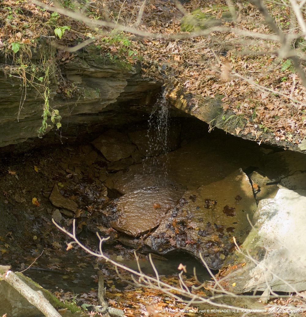 a little waterfall