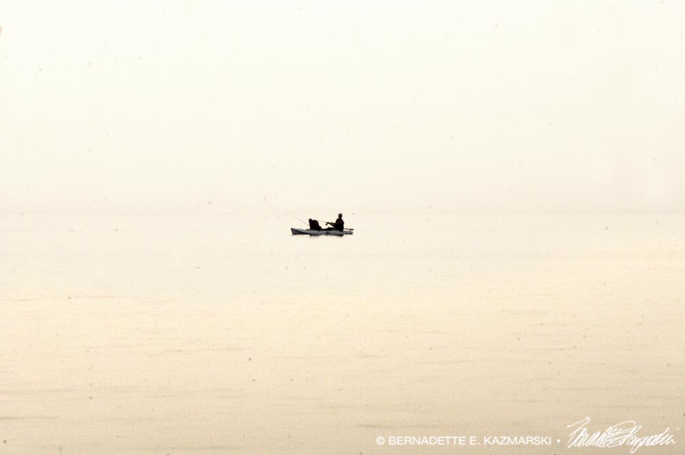 kayak on lake
